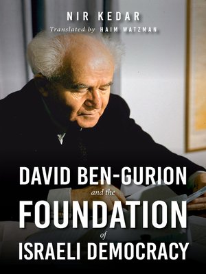 cover image of David Ben-Gurion and the Foundation of Israeli Democracy